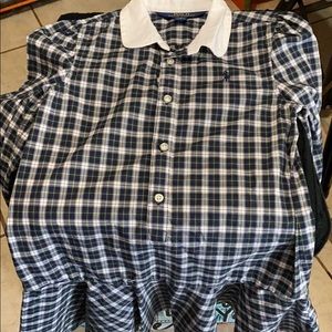 Girls Polo Ralph Lauren plaid dress like new